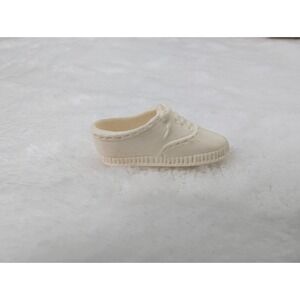 Vintage‎ Barbie Francie Single Sneaker White Squishy Tennis Shoe Japan